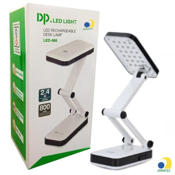 ABAJUR LUMINARIA LED DOBRAVEL SMD DP-666 ABAJUR LUMINARIA LED DOBRAVEL SMD DP-666