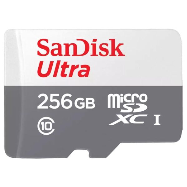 CARTAO DE MEMORIA 256GB SANDISK ULTRA 100MB/S SDSQUNR-256GB-GN6TA CARTAO DE MEMORIA 256GB SANDISK ULTRA 100MB/S SDSQUNR-256GB-GN6TA