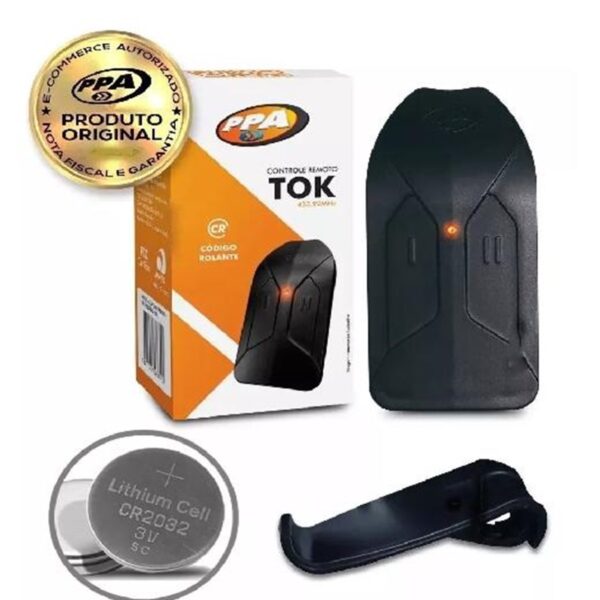 CONTROLE PORTAO ELETRONICO TRANSMISSOR TOK PPA 433MHZ CRS A21768 CONTROLE PORTAO ELETRONICO TRANSMISSOR TOK PPA 433MHZ CRS A21768