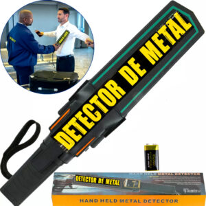 DETECTOR DE METAL MANUAL SCANNER COM BIP RECARREGAVEL