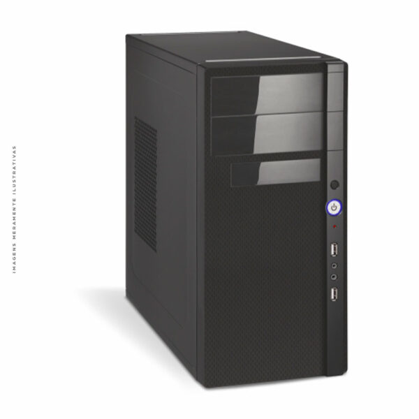GABINETE KMEX CM3L22 SEM FONTE CPPB 2 BAIAS PRETO