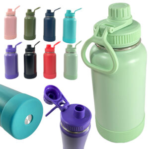 GARRAFA TERMICA 800ML FASHION COM TAMPA ABRE FACIL E ROSQUEAVEL