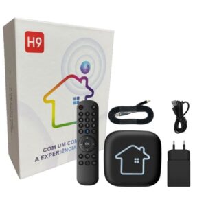 RECEPTOR DIGITAL HTV H9 4K ULTRA HD 5G WI-FI COM COMANDO DE VOZ