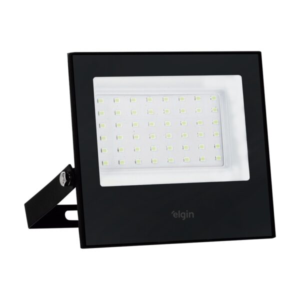 REFLETOR LED 50W 6500K PROJETOR LUZ ELGIN PRETO REFLETOR LED 50W 6500K PROJETOR LUZ ELGIN PRETO