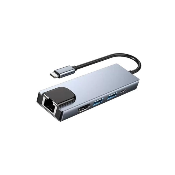 SWITCH USB C 5 PORTAS RJ445/USB/HDMI/TIPO C KP-AD143 KNUP SWITCH USB C 5 PORTAS RJ445/USB/HDMI/TIPO C KP-AD143 KNUP