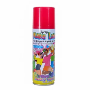 TINTA SPRAY 120ML P/CABELO MAKE LOKO ROSA MAKE +