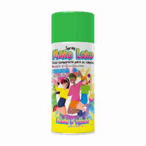 TINTA SPRAY 120ML P/CABELO MAKE LOKO VERDE MAKE +