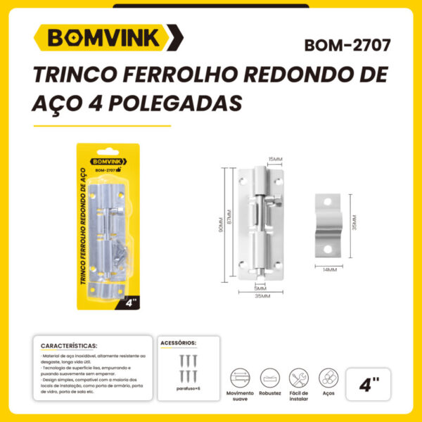 TRINCO FEROLHO 4'' BOM-2707 BOMVINK TRINCO FEROLHO 4'' BOM-2707 BOMVINK