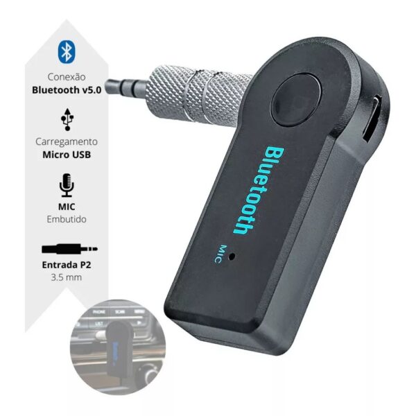 ADAPTADOR BLUETOOTH P2 CAR BLUETOOTH