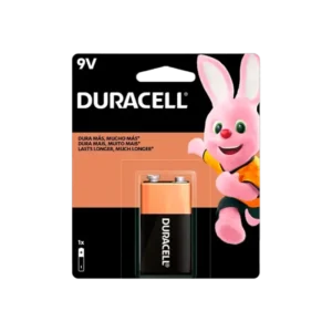 BATERIA 9V DURACELL ALCALINA 9V 1 MN 1604B1