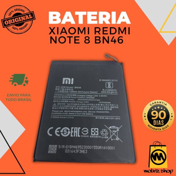 BATERIA XIAOMI REDMI NOTE 8 BN46