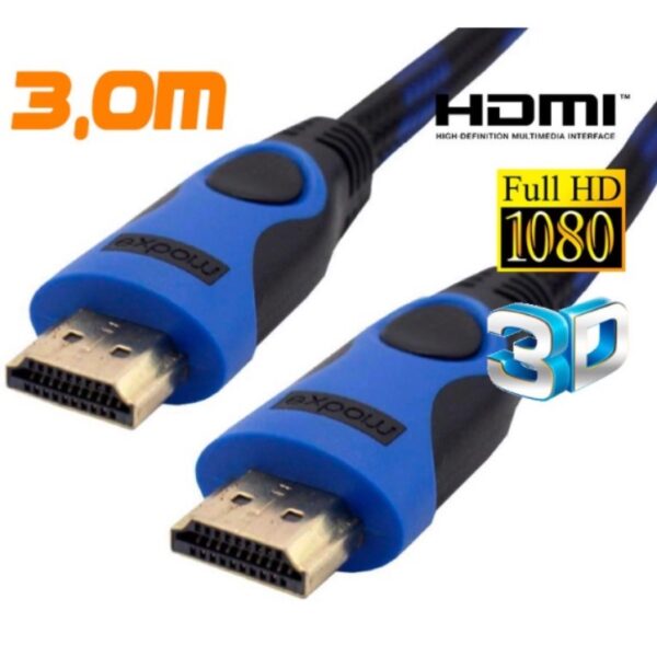 CABO HDMI 3 METROS 2,0 3D 4K ULTRA HD 3MT CABO HDMI 3 METROS 2,0 3D 4K ULTRA HD 3MT
