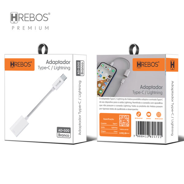 CABO USB TIPO C MAGNÉTICO E LIGHTNING TWO-IN CRW-201 HREBOS PREMIUM CABO USB TIPO C MAGNÉTICO E LIGHTNING TWO-IN CRW-201 HREBOS PREMIUM
