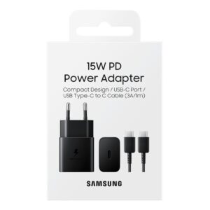 CARREGADOR USB C TIPO C 15W SAMSUNG EP-T1510 ORIGINAL