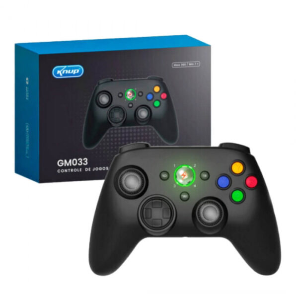 CONTROLE JOYSTICK XBOX X-360 KNUP KP-GM033 CONTROLE JOYSTICK XBOX X-360 KNUP KP-GM033