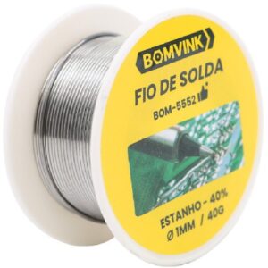 ESTANHO DE SOLDA TUBINHO FIO 1.0MM 10G BOM-5587 BOMVINK