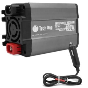 INVERSOR DE ENERGIA AUTOMOTIVO 400W 12V X 220V MIN-7 TOMATE