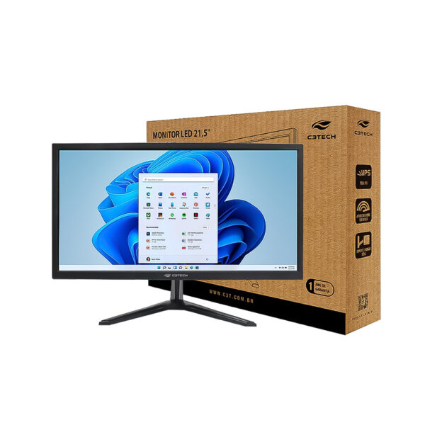 MONITOR 21,5'' C3TECH LED TELA IPS MR-215 C3TECH MONITOR 21,5'' C3TECH LED TELA IPS MR-215 C3TECH