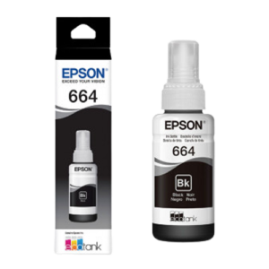 REFIL DE TINTA EPSON PRETO BK BLACK 664 C13T66412A 70ML