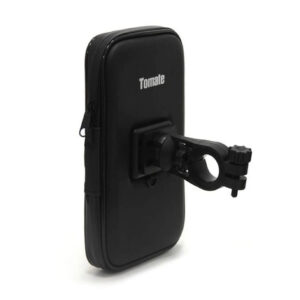 SUPORTE CAPA PARA MOTO 7 POLEGADAS COM GANCHO RESISTENTE MTG-016A TOMATE