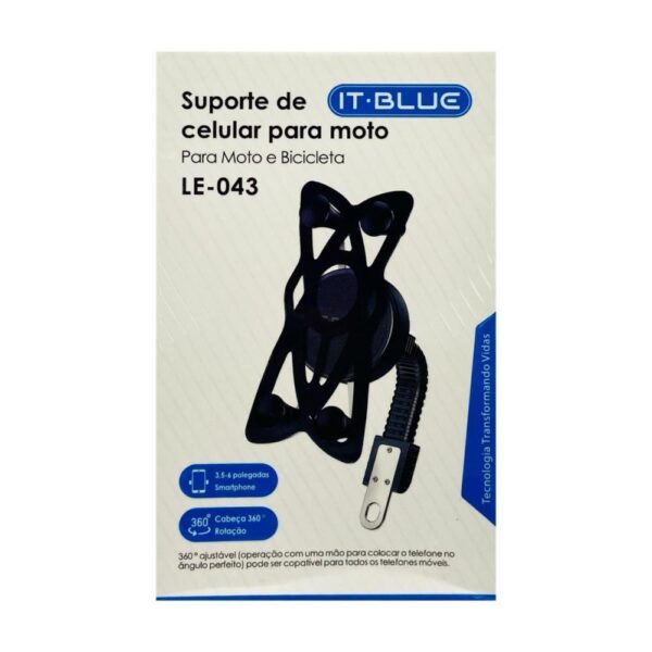 SUPORTE UNIVERSAL PARA MOTO E BICICLETA LE-167 IT-BLUE
