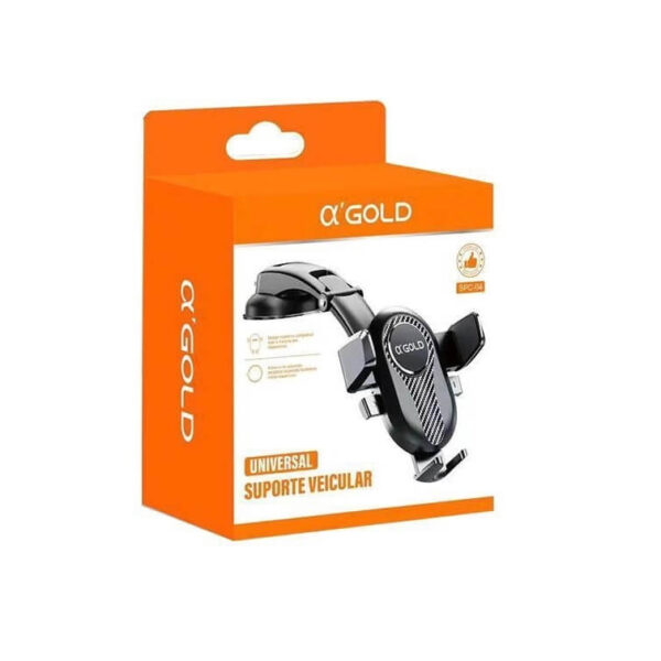 SUPORTE VEICULAR PARA CELULAR UNIVERSAL SPC-04 AGOLD SUPORTE VEICULAR PARA CELULAR UNIVERSAL SPC-04 AGOLD