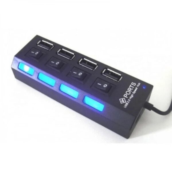 SWITCH USB 2.0 SUPER HUB 4 PORTAS KNUP HB-T63 SWITCH USB 2.0 SUPER HUB 4 PORTAS KNUP HB-T63