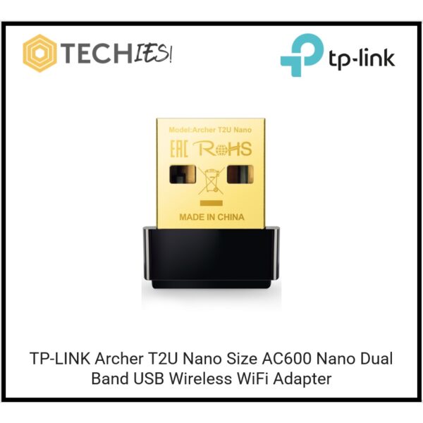 ADAPTADOR WIFI USB AC600 ARCHER T2U NANO DUAL BAND TP LINK NANO SIZE ADAPTADOR WIFI USB AC600 ARCHER T2U NANO DUAL BAND TP LINK NANO SIZE