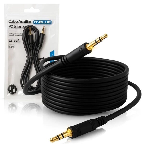 CABO AUXILIAR P2 X P2 MACHO 3 METROS LE-804-3M IT-BLUE