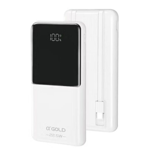 CARREGADOR INDUÇAO POWER BANK 10000MAH 22.5W TURBO BTE-98 AGOLD