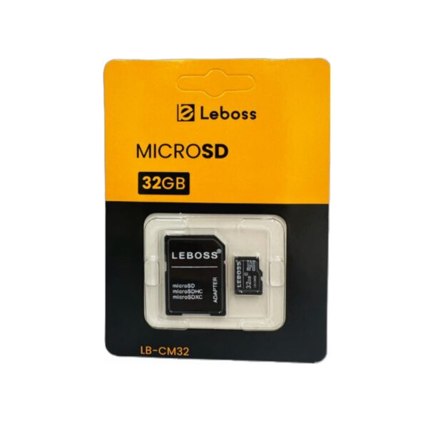 CARTÃO DE MEMORIA 32GB MICRO SD LB-CM32/B LEBOSS CARTÃO DE MEMORIA 32GB MICRO SD LB-CM32/B LEBOSS