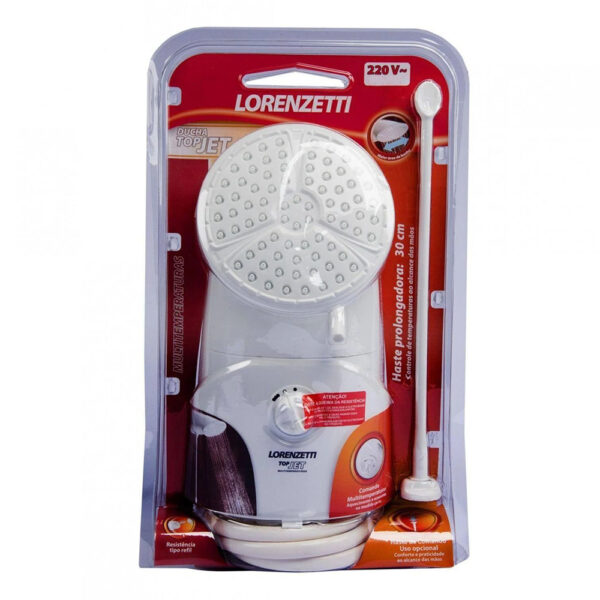CHUVEIRO LORENZETTI TOP JET MULTITEMPERATURAS 6400W 220V CHUVEIRO LORENZETTI TOP JET MULTITEMPERATURAS 6400W 220V