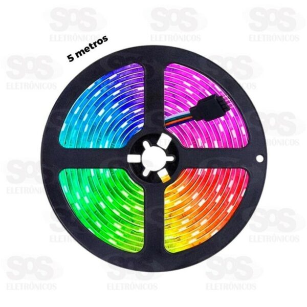 FITA LED USB RGB 5 METROS MD-12794 COM CONTROLE INOVA