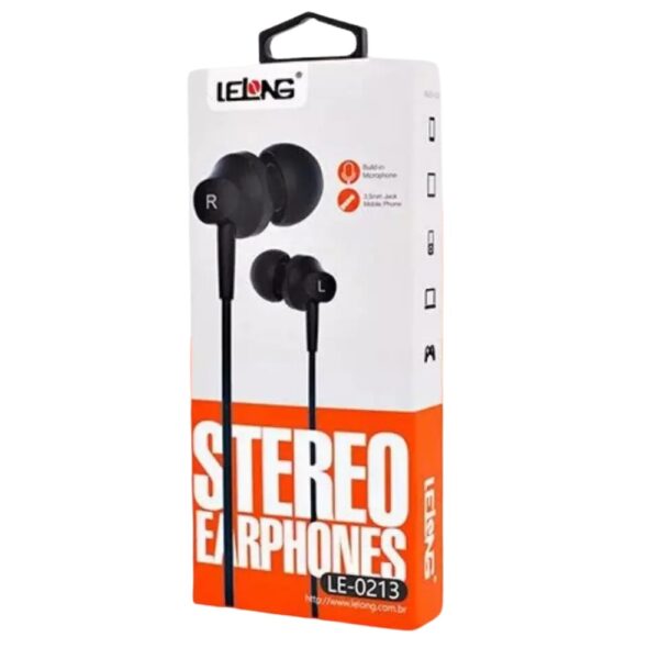 FONE DE OUVIDO ESTERIO LELONG LE-0213 FONE DE OUVIDO ESTERIO LELONG LE-0213