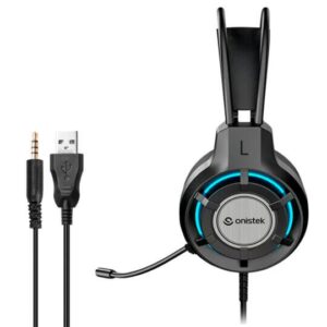 FONE HEADSET GAMER USB + P2 COM FIO ON-FN637 ONISTEK