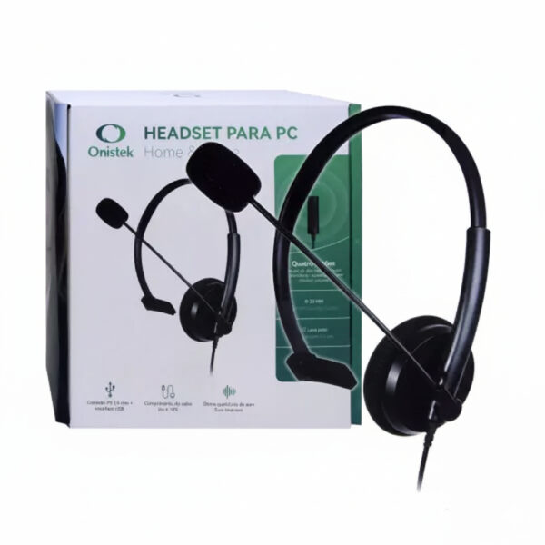 FONE HEADSET PARA PC USB E P2 HOME E OFFICE ON-FN648 ONISTEK FONE HEADSET PARA PC USB E P2 HOME E OFFICE ON-FN648 ONISTEK