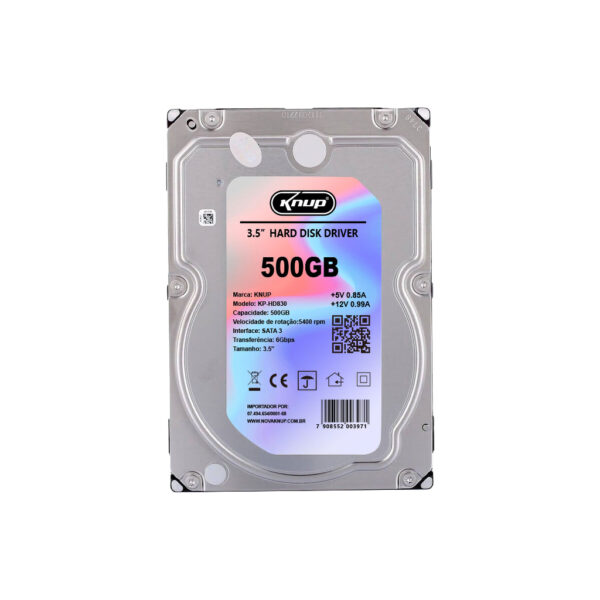 HD 500GB INTERNO 3.5'' SATA 3 HARD DISK DRIVER KNUP KP-HD830