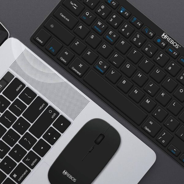 KIT TECLADO E MOUSE BLUETOOTH DARKTYPE IF-751 HREBOS