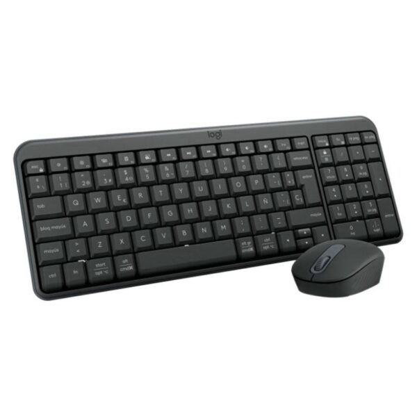 KIT TECLADO E MOUSE SEM FIO MK250 GRAFITE LOGITECH