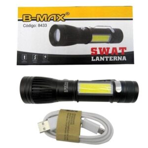 LANTERNA 1 LED RECARREGAVEL 15W BM-8433 B-MAX
