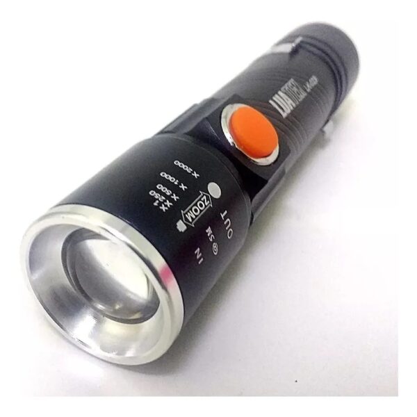 LANTERNA TÁTICA LED SUPER POTENTE RECARREGAVEL 30W LT-P108 LUATEK LANTERNA TÁTICA LED SUPER POTENTE RECARREGAVEL 30W LT-P108 LUATEK