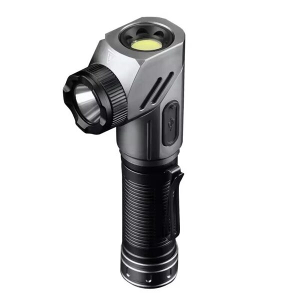 LATERNA TÁTICA LED RECARREGÁVEL COM IMÃ E ROTAÇÃO 90° RESISTENTE A ÁGUA BM-8554 B-MAX