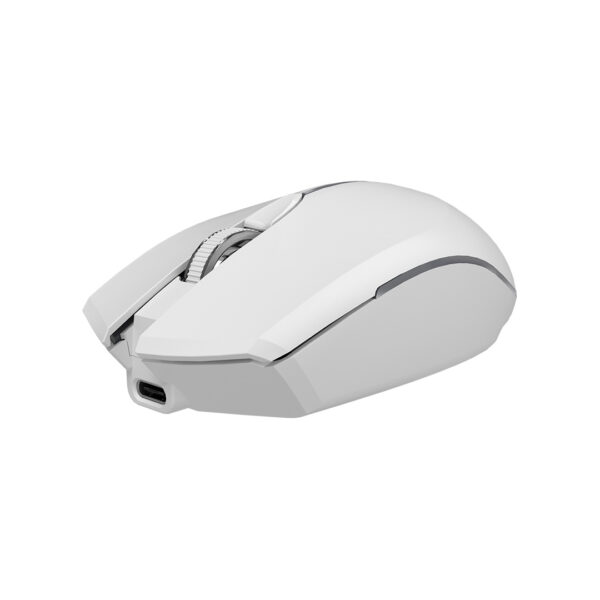 MOUSE SEM FIO RECARREGAVEL BLUETOOTH E RECEPTOR M-BT40WH BRANCO C3TECH