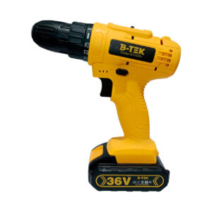 PARAFUSADEIRA E FURADEIRA 36V RECARREGAVEL C/2 BATERIAS BT-DZ01 B-TEK BIVOLT