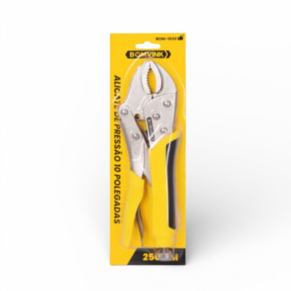 ALICATE DE PRESSÃO 10'' 250MM COM CABO EMBORRACHADO BOM-1630 BOMVINK