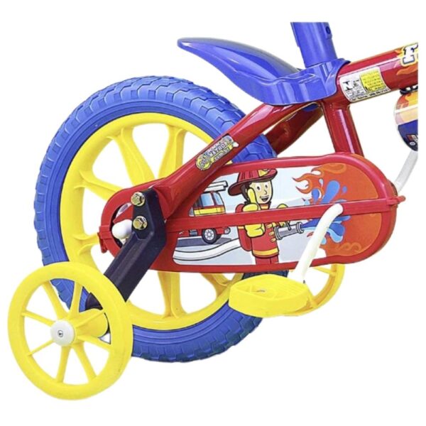 BICICLETA ARO 12 MASCULINA FIRE/WATER MAN VERMELHA/AZUL COM RODINHA 03 NATHOR BICICLETA ARO 12 MASCULINA FIRE/WATER MAN VERMELHA/AZUL COM RODINHA 03 NATHOR