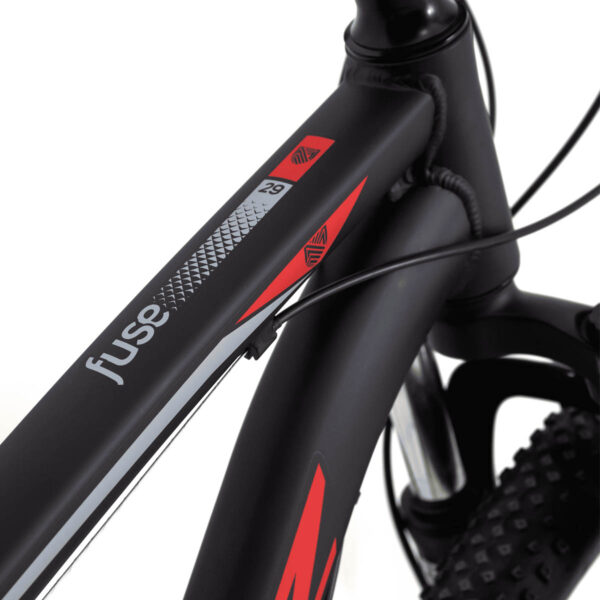 BICICLETA ARO 29 AÇO MTB MASCULINA 21 VELOCIDADES F.D PRETO/VERMELHO CAIRU BICICLETA ARO 29 AÇO MTB MASCULINA 21 VELOCIDADES F.D PRETO/VERMELHO CAIRU
