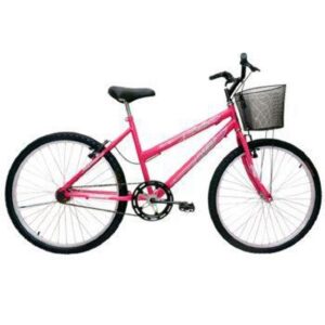 BICICLETA ARO24 BELLA COM CESTA CAIRU 319705 ROSA/PINK