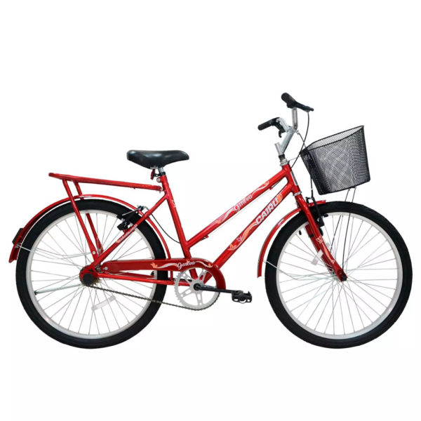 BICLETA ARO 26'' GENOVA PERSONAL C/CT FREIO V-BREKE BRANCO/VERMELHO CAIRU BICLETA ARO 26'' GENOVA PERSONAL C/CT FREIO V-BREKE BRANCO/VERMELHO CAIRU