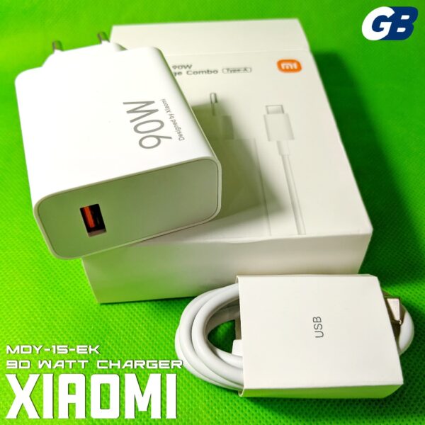 CARREGADOR USB TIPO C 90W HYPER CHARGE COMBO MDY-15-EK XIAOMI